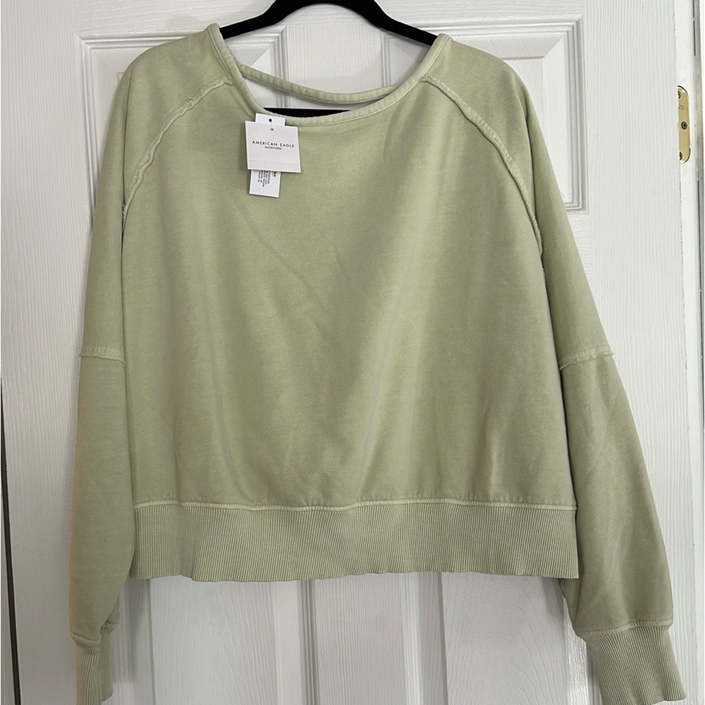 Twist back sweatshirt